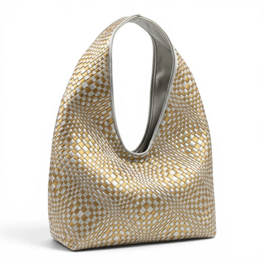 Silver & Gold Wave Bag