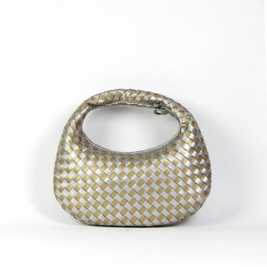 Silver & Gold Loop Bag - scarpehandmade