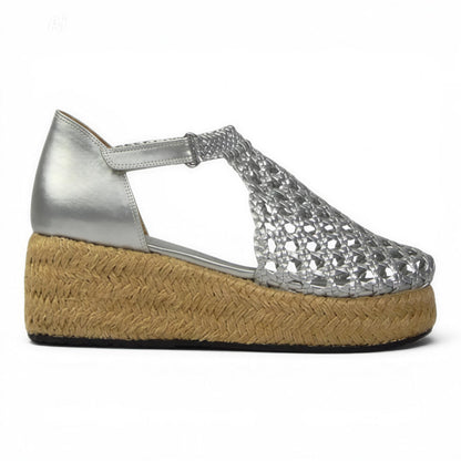 Sandals wedge closed R504 6cm