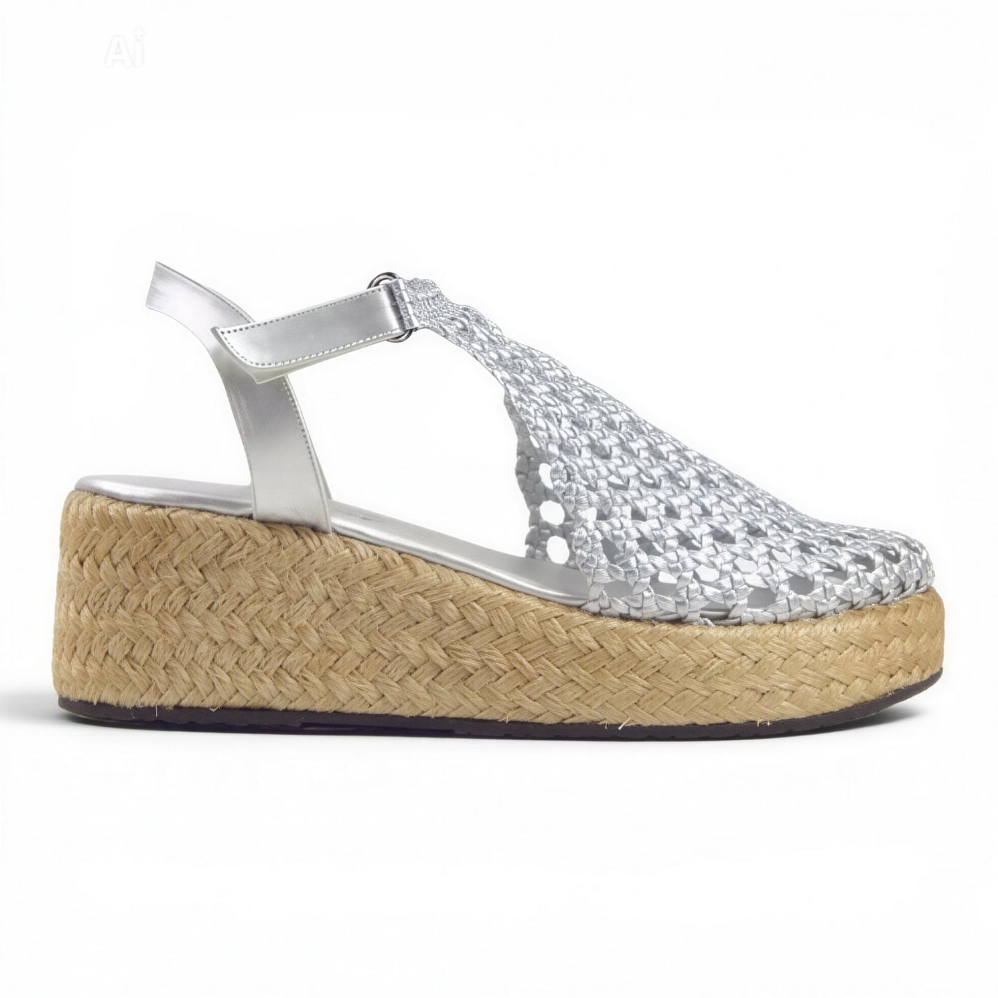 Braided Platform Sandals R503 6cm - scarpehandmade