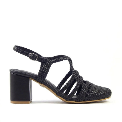 Black Riviera Sandals 7cm R7718