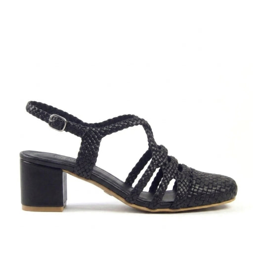 Black Riviera Sandals 5cm R5518