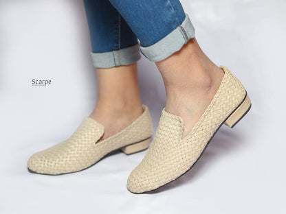 Hand-Braided Shoes R200 2cm - scarpehandmade