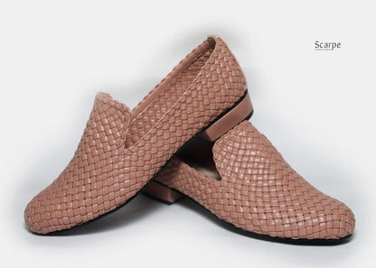 Hand-Braided Shoes R200 2cm - scarpehandmade