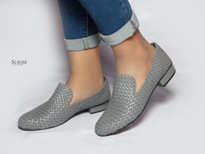Hand-Braided Shoes R200 2cm - scarpehandmade