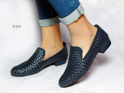 Hand-Braided Shoes R200 2cm - scarpehandmade