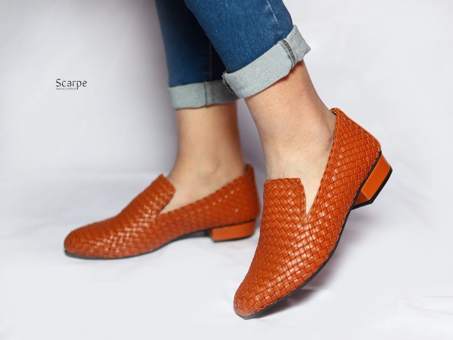 Hand-Braided Shoes R200 2cm - scarpehandmade