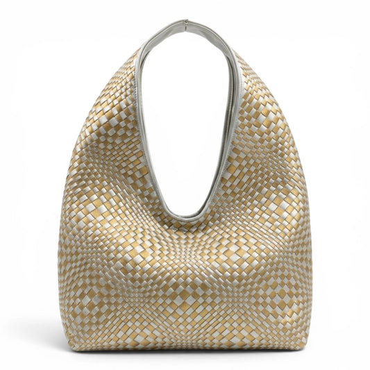 Silver & Gold Wave Bag