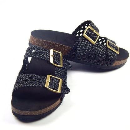 Black Urban Step Clogs - scarpehandmade
