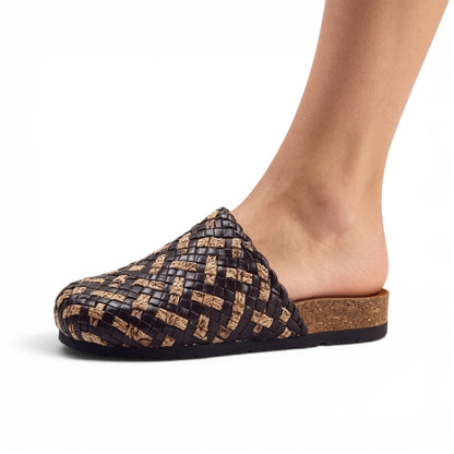 Earthtone Weave Clogs
